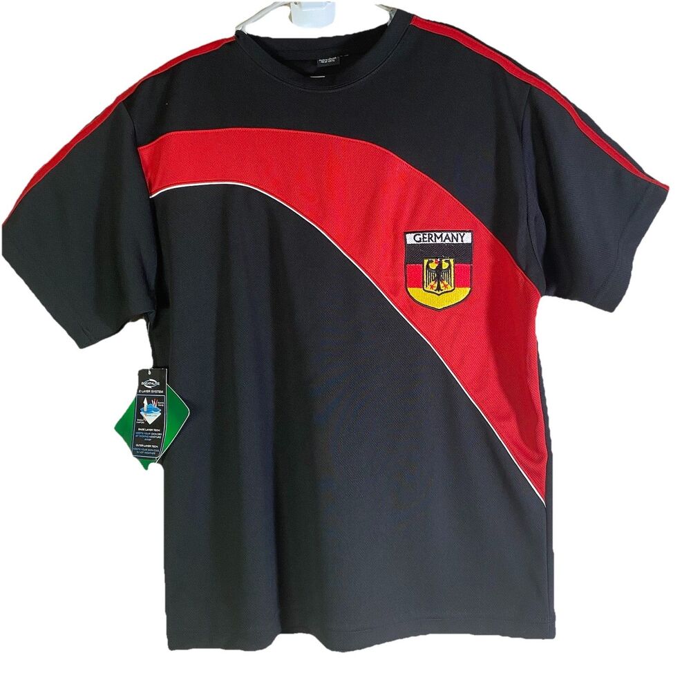 Germany Deutscher Football  Soccer Jersey T  Shirt LFR Live For Rugby Men Small